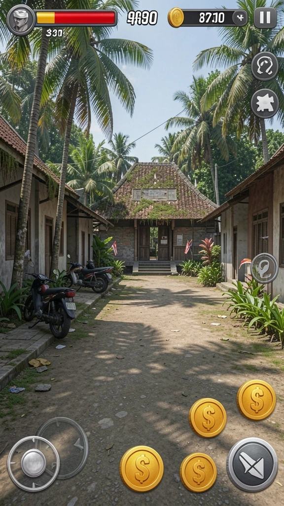 Tampilan utama 6RT yang menarik dengan karakter beragam.