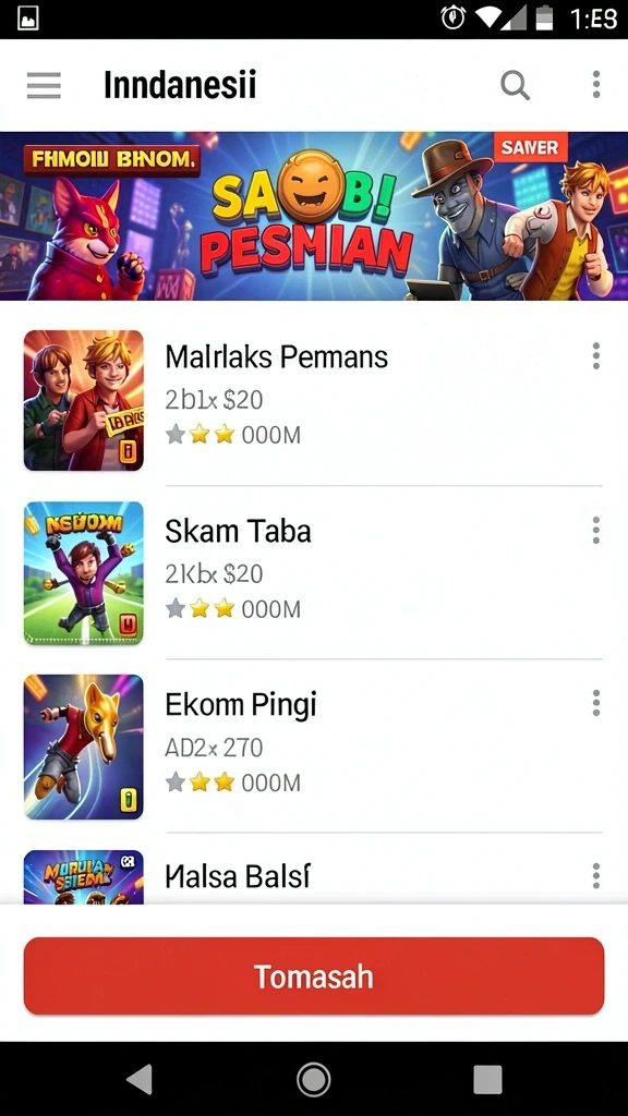 Tampilan antarmuka yang menarik dan mudah digunakan.