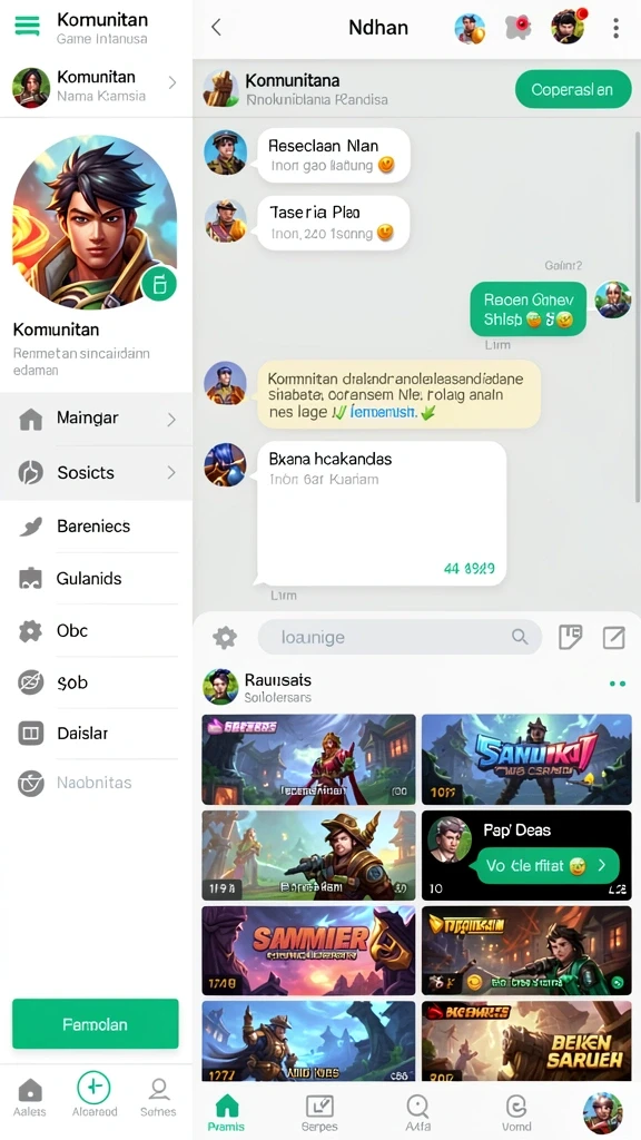 Screenshot menunjukkan fitur bonus yang menguntungkan.