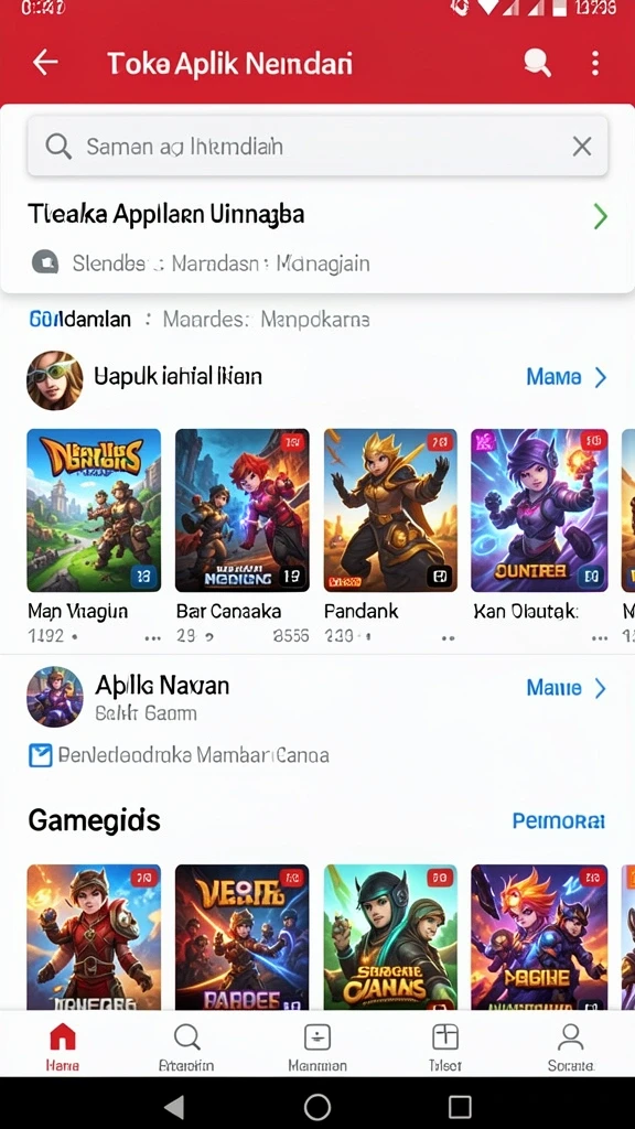 Tampilan antarmuka yang user-friendly.