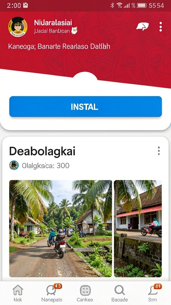 Tampilan karakter utama yang dinamis dan menarik.
