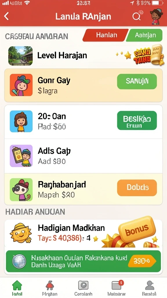 Misi yang beragam dan menantang untuk semua pemain.