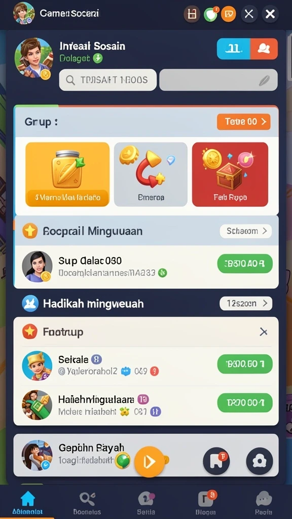 Fitur bonus harian yang menarik untuk meningkatkan peluang menang.