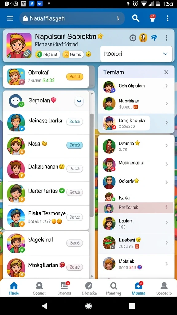 Tampilan antarmuka yang menarik dan intuitif.