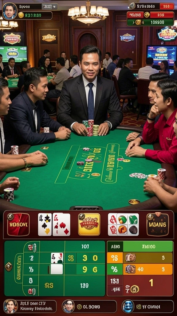 Karakter menarik yang dapat dipilih untuk bermain.