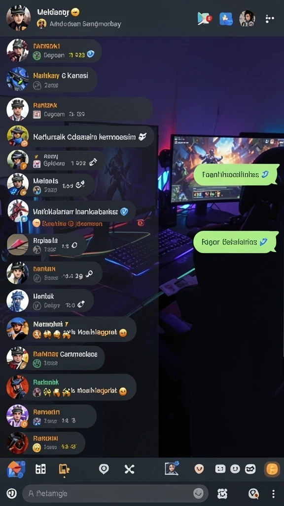 Tampilan awal aplikasi dengan antarmuka yang menarik.