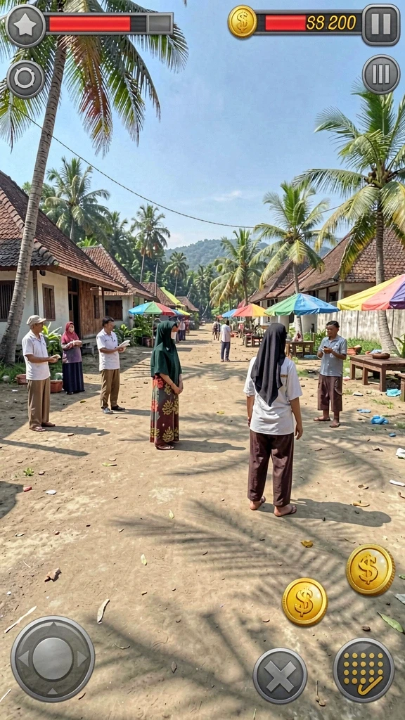Screenshot menampilkan karakter dalam mode permainan baru.