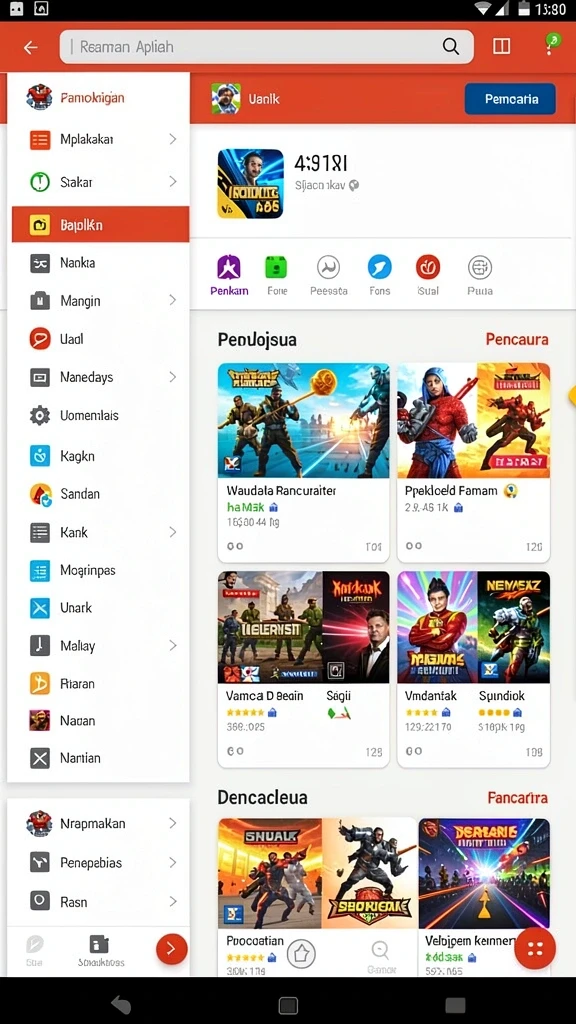 Karakter kustomisasi dengan berbagai pilihan.