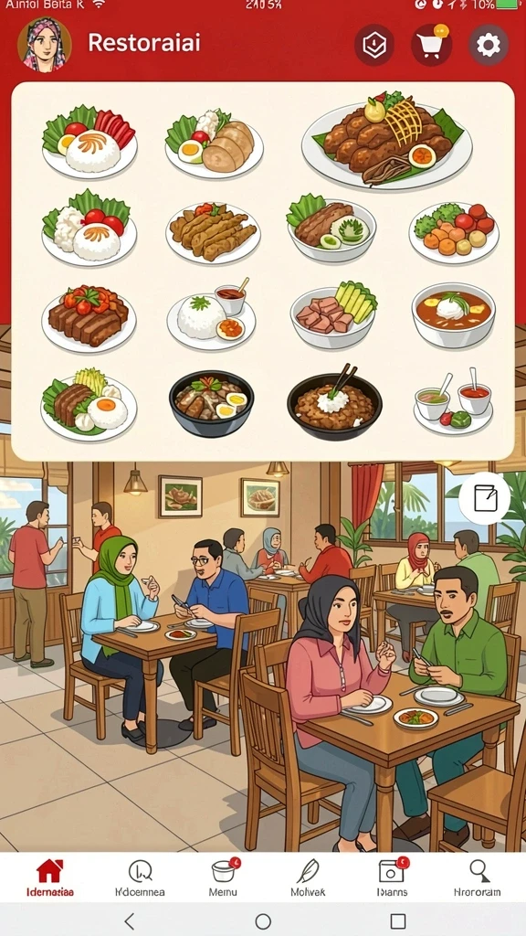 Tangkapan layar dari mode multiplayer yang seru.