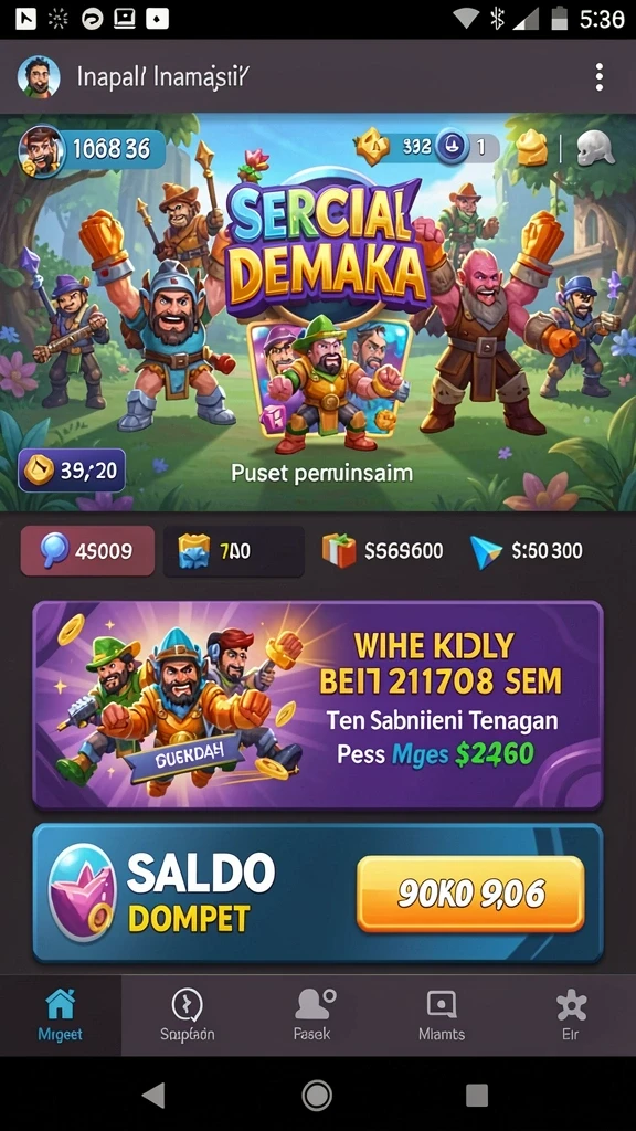 Tampilan antarmuka yang ramah pengguna.
