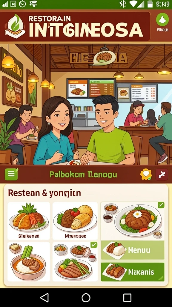 Tampilan antarmuka yang intuitif dan mudah digunakan.