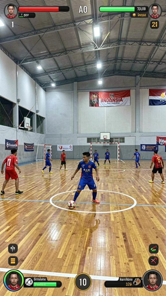 Tangkapan layar menunjukkan dunia permainan yang kaya warna.