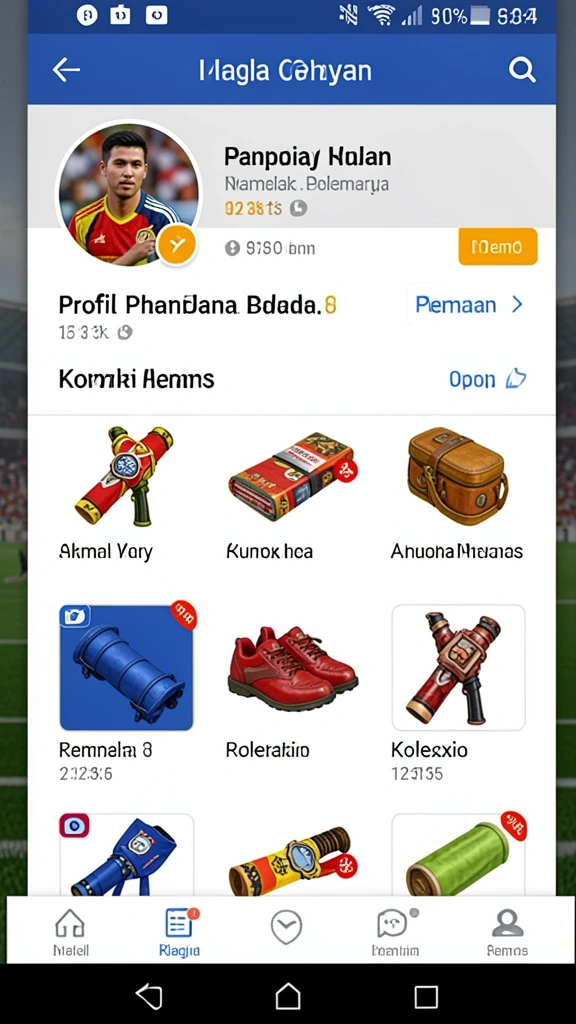 Screenshot menampilkan mode multiplayer dengan teman-teman.