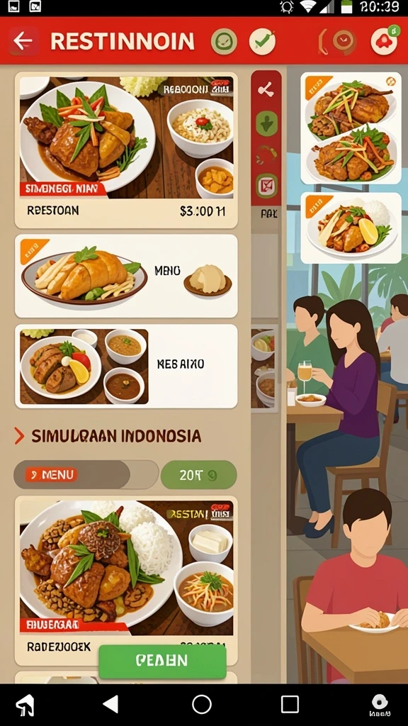 Tampilan antarmuka yang ramah pengguna.