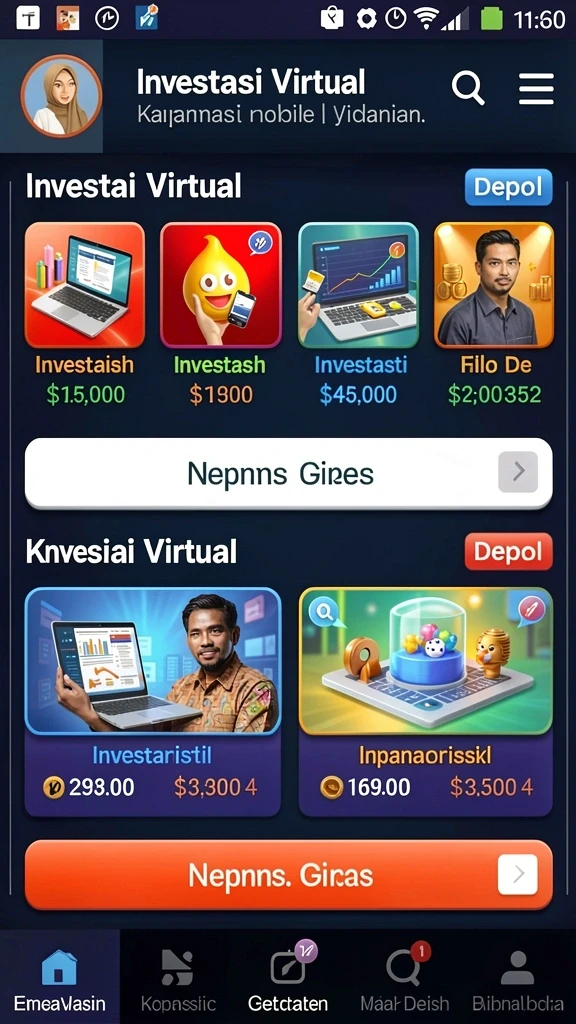 Berbagai karakter unik yang bisa dipilih untuk bermain.
