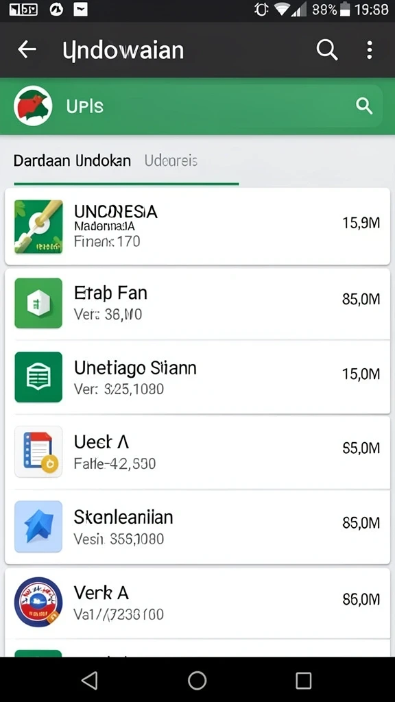 Tampilan layar utama game NUSASLOTS dengan berbagai tema slot.