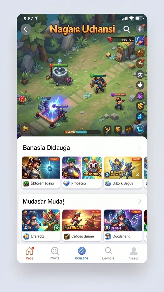 Beragam karakter dengan desain menarik dan unik.