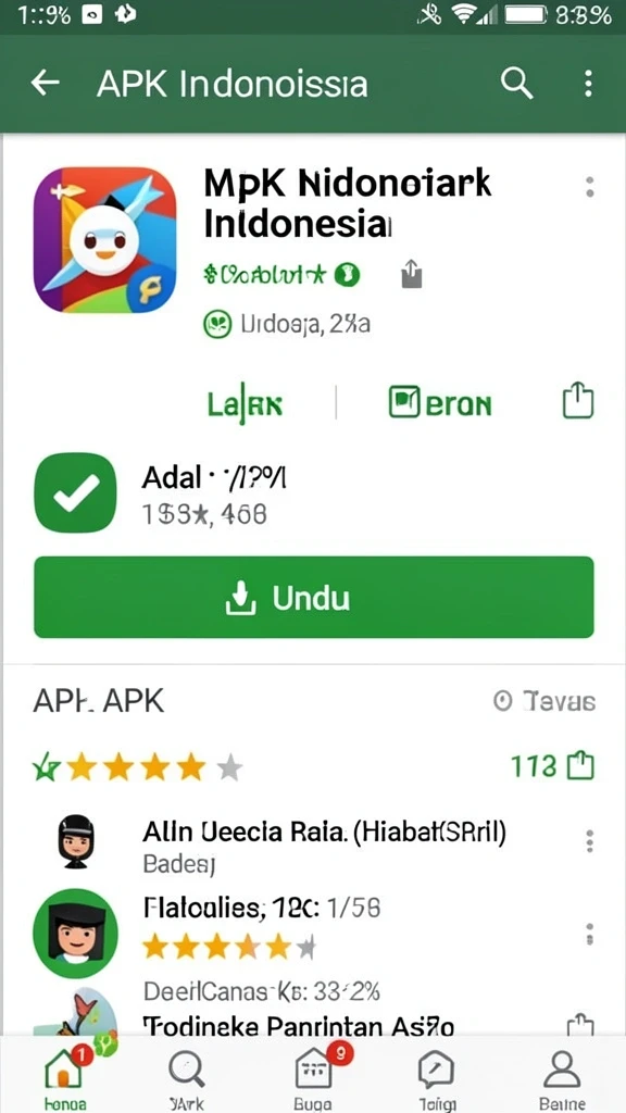 Menampilkan berbagai misi yang bisa diselesaikan.