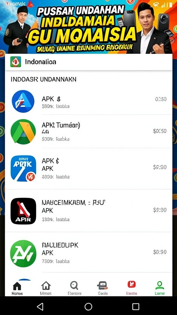 Tampilan utama aplikasi RVIP5 yang menarik.