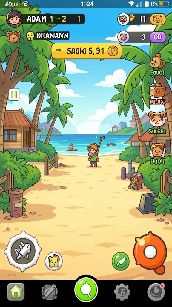 Skrinsut tampilan awal game SATRIA123 yang menarik.