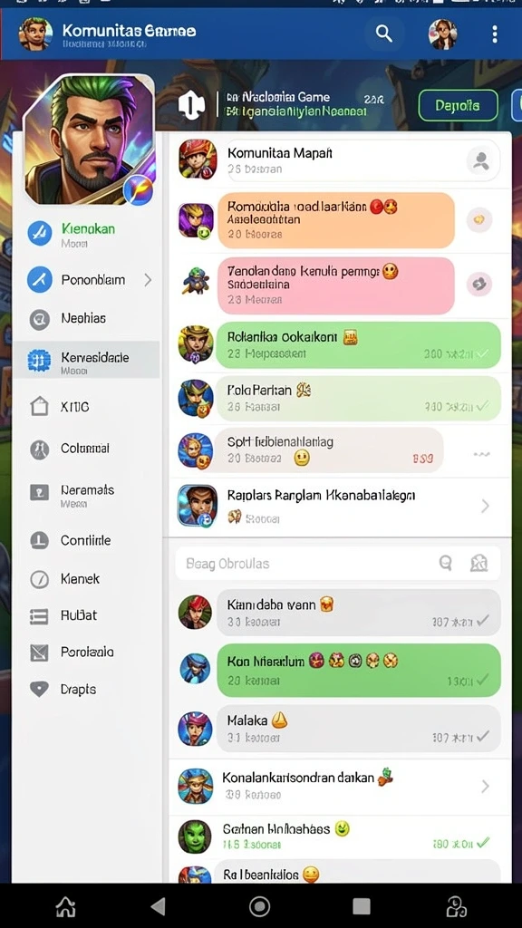 Tampilan utama aplikasi SELTOTO yang modern.