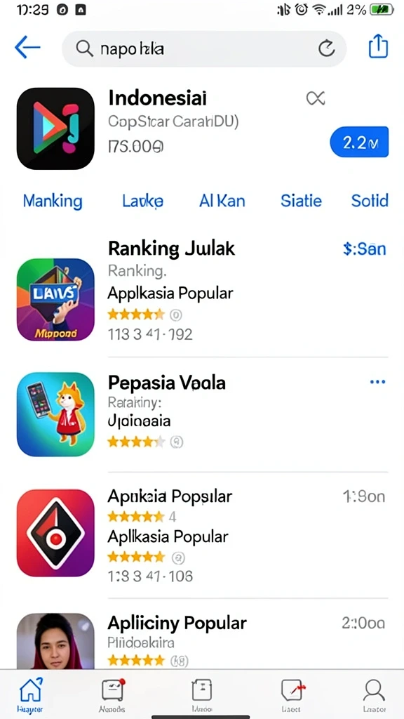 Beragam pilihan permainan judi yang tersedia.