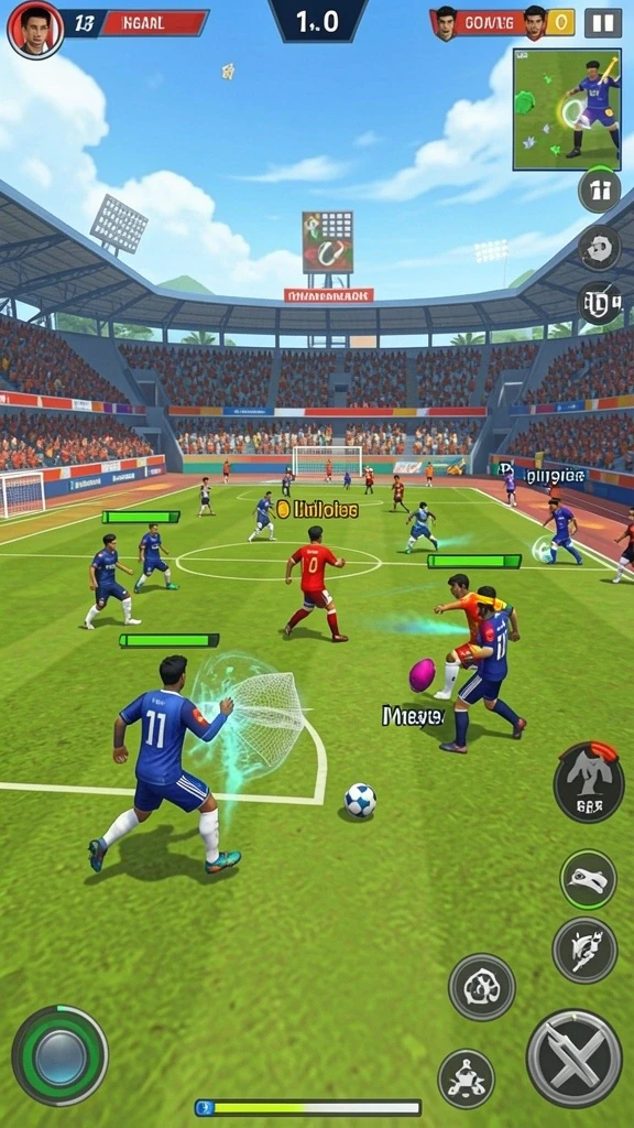 Antarmuka permainan yang mudah dipahami.